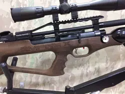 پک کامل تفنگ پی سی پی کرال امپایر ایکس سوپر تیونینگ ۷۰ ژولی در حد پلمپ به همراه دوربین زومدار و کپسول و کیت کامل