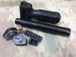 تفنگ پی سی پی کرال جامبو سوپر تیونینگ 70 ژولی در حد پلمپ با صدا خفه کن و پایه سلاح