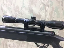 تفنگ بادی هاتسان ۱۱۰۰ تی اچ دوربین دار کیو ای دوربین انتی شوک ژاپنی ( در حد نو )