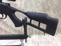 تفنگ بادی هاتسان ۱۱۰۰ تی اچ دوربین دار کیو ای دوربین انتی شوک ژاپنی ( در حد نو )