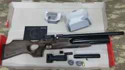 تفنگ پی سی پی کرال سوپر جامبو ماشه اف ایکس در حد پلمپ زیر 5 شلیک به همراه پایه تفنگ سایلنسر کارت سبز و سند مالکیت 2022