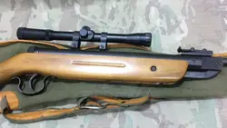 پک کامل تفنگ بادی مدل ۶۲ با دوربین و کیف و ساچمه در حد اکبند