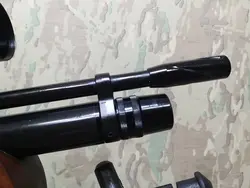 تفنگ پی سی پی کرال پانچر بریکر در حد پلمپ به همراه سایلنسر پایه تفنگ و دوربین