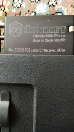 تفنگ پی سی پی کالیبرگان کریکت استاندارد در حد پلمپ عین اکبند سال ساخت 2020