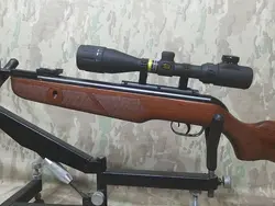 تفنگ بادی گامو هانتر دی بی در حد پلمپ به همراه دوربین BSA 3.12×40