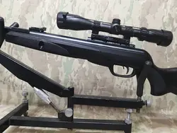 تفنگ بادی گامو بلک نایت در حد پلمپ به همراه کیف و دوربین سنترپویینت 40*3.9