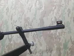 تفنگ بادی گل مشکی در حد پلمپ 5 شلیک به همراه کیف تفنگ و ساچمه