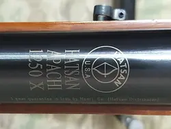 تفنگ بادی هاتسان رنجر آپاچی 1250 ایكس قنداق چوبی در حد پلمپ نوعه نوعه نو