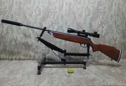 تفنگ بادی هاتسان رنجر آپاچی ١١٠٠ قنداق چوبی به همراه دوربین در حد نو