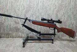 تفنگ بادی هاتسان رنجر آپاچی ١١٠٠ قنداق چوبی به همراه دوربین در حد نو