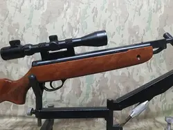 تفنگ بادی هاتسان رنجر آپاچی ١١٠٠ قنداق چوبی به همراه دوربین در حد نو