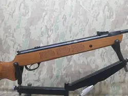 تفنگ بادی هاتسان رنجر آپاچی 1300 ایكس چوبی در حد پلمپ نوعه نوعه نو همراه با بند و پایه تفنگ و فنر فابریك هاتسان