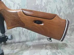 تفنگ بادی هاتسان رنجر آپاچی 1300 ایكس چوبی در حد پلمپ نوعه نوعه نو همراه با بند و پایه تفنگ و فنر فابریك هاتسان