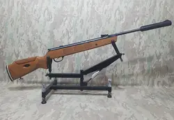 تفنگ بادی هاتسان رنجر آپاچی 1300 ایكس چوبی در حد پلمپ نوعه نوعه نو همراه با بند و پایه تفنگ و فنر فابریك هاتسان