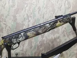 تفنگ بادی هاتسان رنجر آپاچی 1300 ایكس استتار در حد پلمپ نوعه نوعه نو همراه با بند و پایه تفنگ و فنر فابریك هاتسان