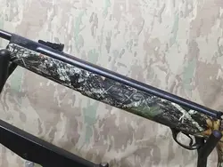 تفنگ بادی هاتسان رنجر آپاچی 1300 ایكس استتار در حد پلمپ نوعه نوعه نو همراه با بند و پایه تفنگ و فنر فابریك هاتسان