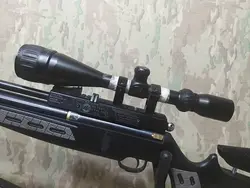 تفنگ پی سی پی هاتسان بی تی ۶۵ با قدرت ۶۵ ژول در حد آکبند به همراه دوربین