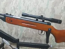 تفنگ بادی چینی زیرتاشو همراه دوربین حمل در حد پلمپ