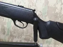 تفنگ بادی هاتسان رنجر آپاچی 1400 ایكس در حد پلمپ نوعه نوعه نو همراه با پایه تفنگ و فنر فابریك هاتسان