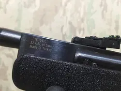 تفنگ بادی هاتسان رنجر آپاچی 1400 ایكس در حد پلمپ نوعه نوعه نو همراه با پایه تفنگ و فنر فابریك هاتسان