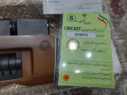تفنگ پی سی پی کالیبرگان کریکت استاندارد در حد پلمپ مکانیزم فنی سالم بدون دوربین