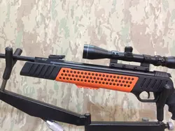 تفنگ بادی مارشال المپیوس اورنج همراه دوربین بی اس اِی و كیف حمل در حد نو