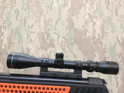 تفنگ بادی مارشال المپیوس اورنج همراه دوربین بی اس اِی و كیف حمل در حد نو