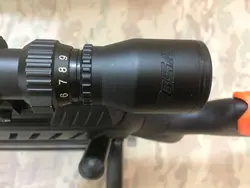 تفنگ بادی مارشال المپیوس اورنج همراه دوربین بی اس اِی و كیف حمل در حد نو