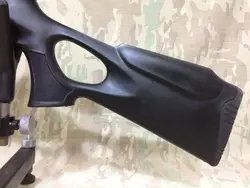 تفنگ بادی ماكسیموس مد 008 قنداق تامب هول در حد نو همراه دوربین زوم دار نوركونیا ، كيف حمل و پايه تفنگ و فنر اضافه فابريك