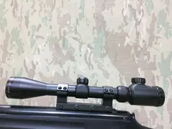 تفنگ بادی ماكسیموس مد 008 قنداق تامب هول در حد نو همراه دوربین زوم دار نوركونیا ، كيف حمل و پايه تفنگ و فنر اضافه فابريك