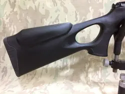 تفنگ بادی ماكسیموس مد 008 قنداق تامب هول در حد نو همراه دوربین زوم دار نوركونیا ، كيف حمل و پايه تفنگ و فنر اضافه فابريك