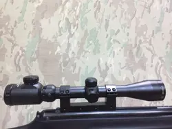 تفنگ بادی ماكسیموس مد 008 قنداق تامب هول در حد نو همراه دوربین زوم دار نوركونیا ، كيف حمل و پايه تفنگ و فنر اضافه فابريك