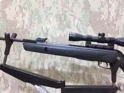 تفنگ بادی گامو شادو ١٠٠٠ مكانيزم فنی در حد آكبند دست دوم تميز همراه دوربين روسي بايگيش و كيف حمل فابريك گامو