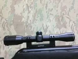 تفنگ بادی گامو شادو ١٠٠٠ مكانيزم فنی در حد آكبند دست دوم تميز همراه دوربين روسي بايگيش و كيف حمل فابريك گامو