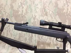 تفنگ بادی گامو شادو ١٠٠٠ گپ فلزی با دوربین بوشنل و كیف حمل دست دوم سالم