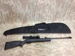 تفنگ بادی گامو شادو ١٠٠٠ گپ فلزی با دوربین بوشنل و كیف حمل دست دوم سالم