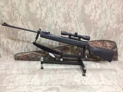 تفنگ بادی وینچستر مدل ١٠٠٠ همراه دوربین روسی بایگیش با کیف حمل در حد آكبند