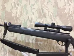 تفنگ بادی وینچستر مدل ١٠٠٠ همراه دوربین روسی بایگیش با کیف حمل در حد آكبند