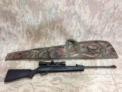 تفنگ بادی وینچستر مدل ١٠٠٠ همراه دوربین روسی بایگیش با کیف حمل در حد آكبند