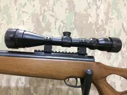 تفنگ بادی بنجامین امریکایی NPXL 1100 در حد آكبند همراه دوربین فابریک سنتر پوینت ٤٠*٩-٣ با قدرت ۳۵ ژول