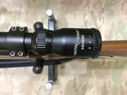 تفنگ بادی بنجامین امریکایی NPXL 1100 در حد آكبند همراه دوربین فابریک سنتر پوینت ٤٠*٩-٣ با قدرت ۳۵ ژول