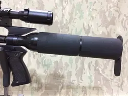 تفنگ پی سی پی گان پاور استورم آمریکایی با دوربین خفه کن هارد کیس در حد نوعه نو