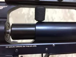 تفنگ پی سی پی گان پاور استورم آمریکایی با دوربین خفه کن هارد کیس در حد نوعه نو