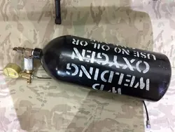 تفنگ پی سی پی گان با دوربین کارل زایس و کپسول 9 لیتری در حد نو