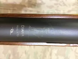 تفنگ بادي ديانا 470 در حد آكبند خیلی تمیز