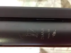 تفنگ بادی دیانا 56 کالیبر 4.5 در حد پلمپ