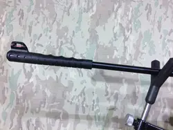 تفنگ بادی هانتر دوربین دار با پایه تفنگ و فنر زاپاس در حد نو