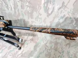 تفنگ بادی هاتسان 1100 استتار با دوربین در حد پلمپ
