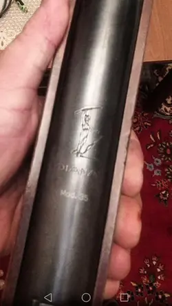 تفنگ بادی دیانا 35 آرم حک تمیز و سالم