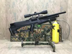 تفنگ پی سی پی هیوبن کی وان نیمه اتومات 150 ژولی اعجوبه ی قدرت و دقت با تجهیزات کامل